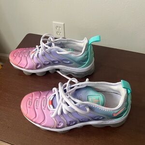 Nike Pink and Purple VaporMax Plus Sneakers